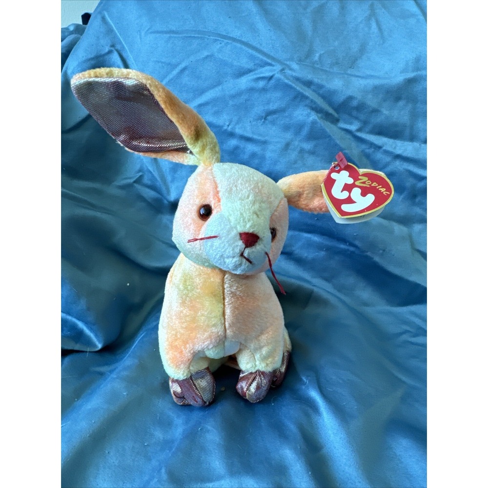 Ty Beanie Baby Rabbit Zodiac - MWMT (Rabbit Chinese Zodiac series)